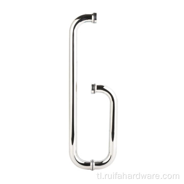 Ang mga modernong glass shower door ay humila